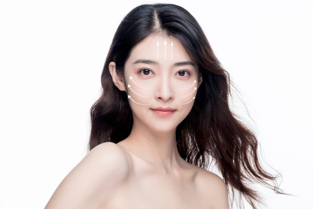 Korean face lift and skin tightening treatment in Singapore for sagging face concerns at Cheongdam Aesthetics clinic